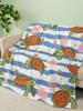 Flannel blanket sea animals turtle blanket crystal fleece blanket spring and autumn