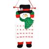 Christmas Advent Calendar Santa Snowman Elk Christmas Tree Pendant Calendar