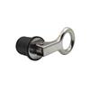 2 Pcs Boat Marine 1 Inch Stainless Steel Snap Handle Locking Rubber Drain Plug
