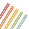 Kambach Lucky Rabbit 5-Color Alloy Chopsticks (5 Pairs)