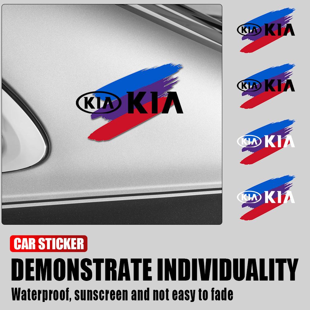 Car Sticker Fuel Tank Sticker Car Door Side Sticker Body Decals For KIA KN k5 K6 Optima Sorento RIO Picanto Ceed KX1 K4 Sportage BV3