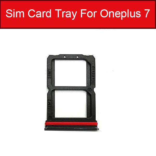 Sim Card Tray Holder For Oneplus 6 6T 7 7T Pro X 1 2 3 3T 5 5T Sim Slot Socket SD Card Memory Reader Flex Cable Repair Parts