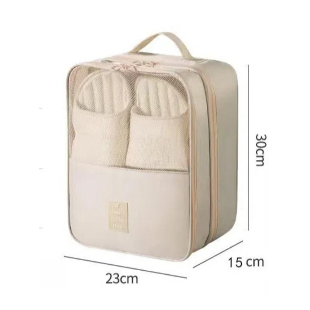 3 Layers Travel Storage Box Zipper Shoe Sorting Pouch Suitcases Duffle Tote Bag Travel Accessories