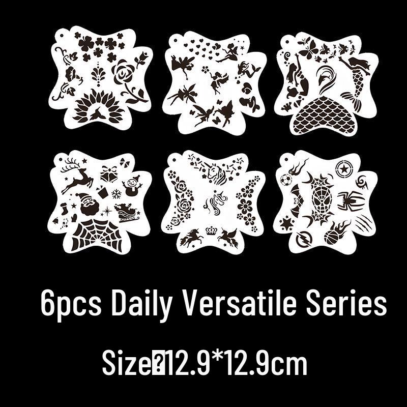 Кружевной трафарет для боди-арта