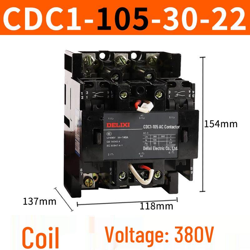 Контактор переменного тока Delixi серии NC3 CJX8 CDC1 (380В/220В)