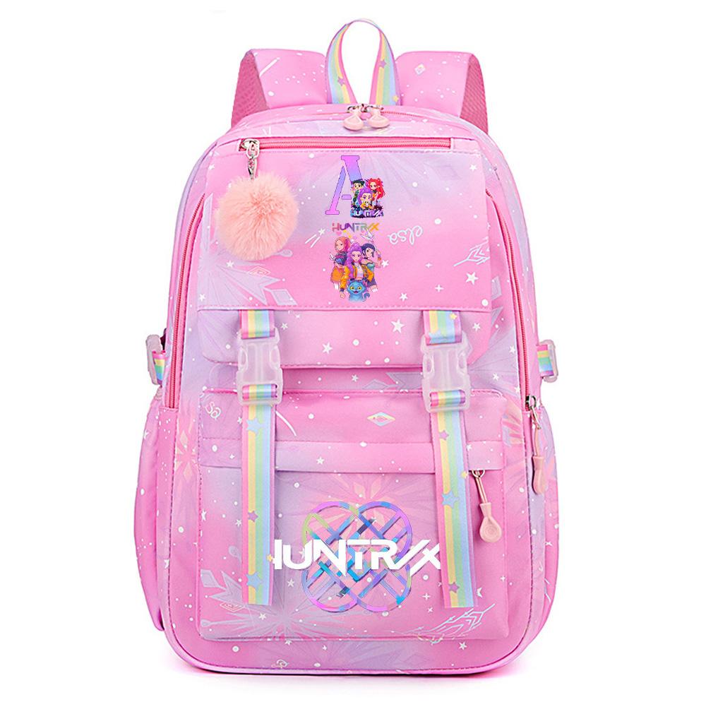 Аниме Милый K-Pop Истребители Демонов Принтованный Рюкзак для Подростка Студента Девушки Мальчика Рюкзак Сумка Книжная Сумка Большая Вместимость Дорожная Сумка Mochila