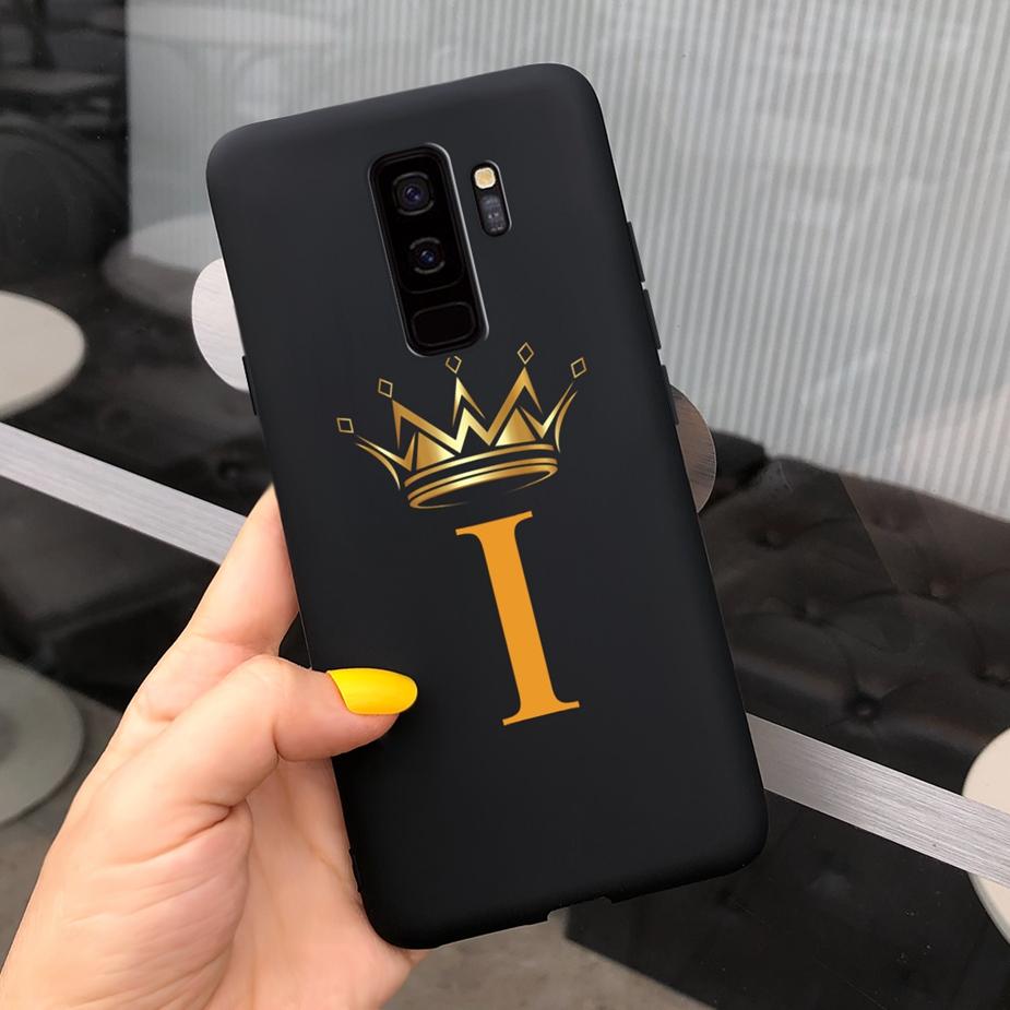 For Samsung Galaxy S9 Plus Case Stylish Couple Letters Cover Soft Silicone Phone Case For Samsung S9 S9+ Back Cover Matte Bumper