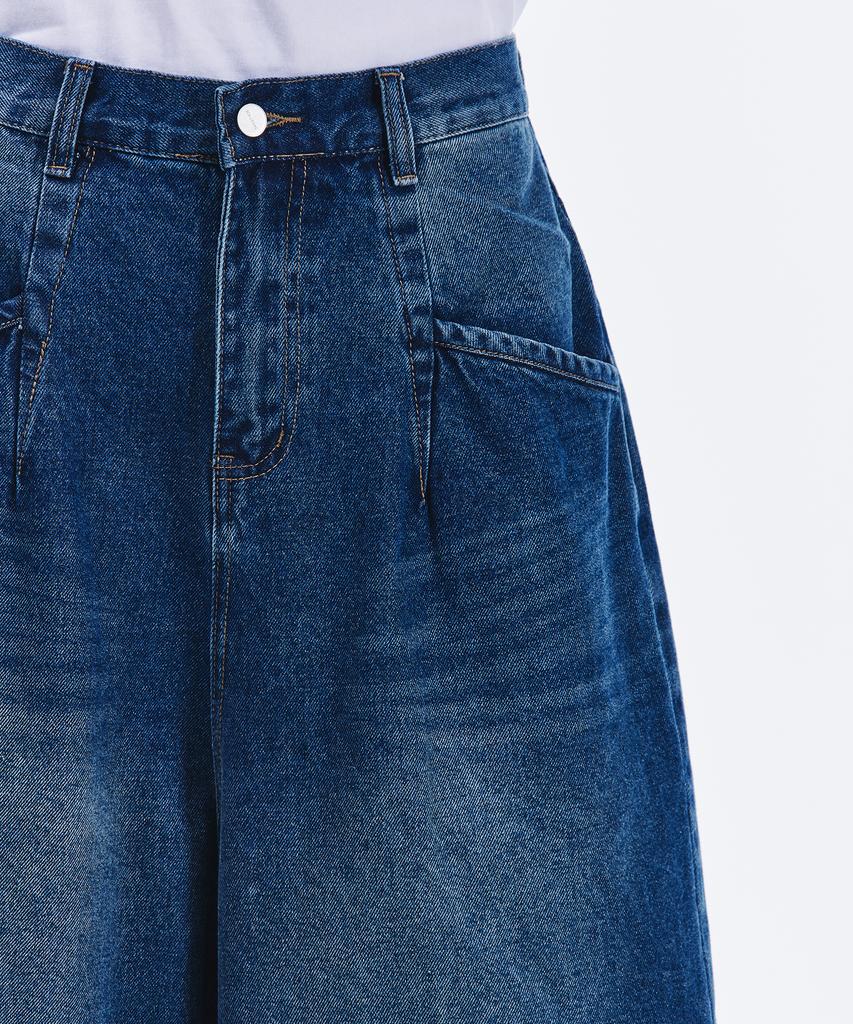 SCALLYWAG Big Bermuda Denim Shorts [Indigo]