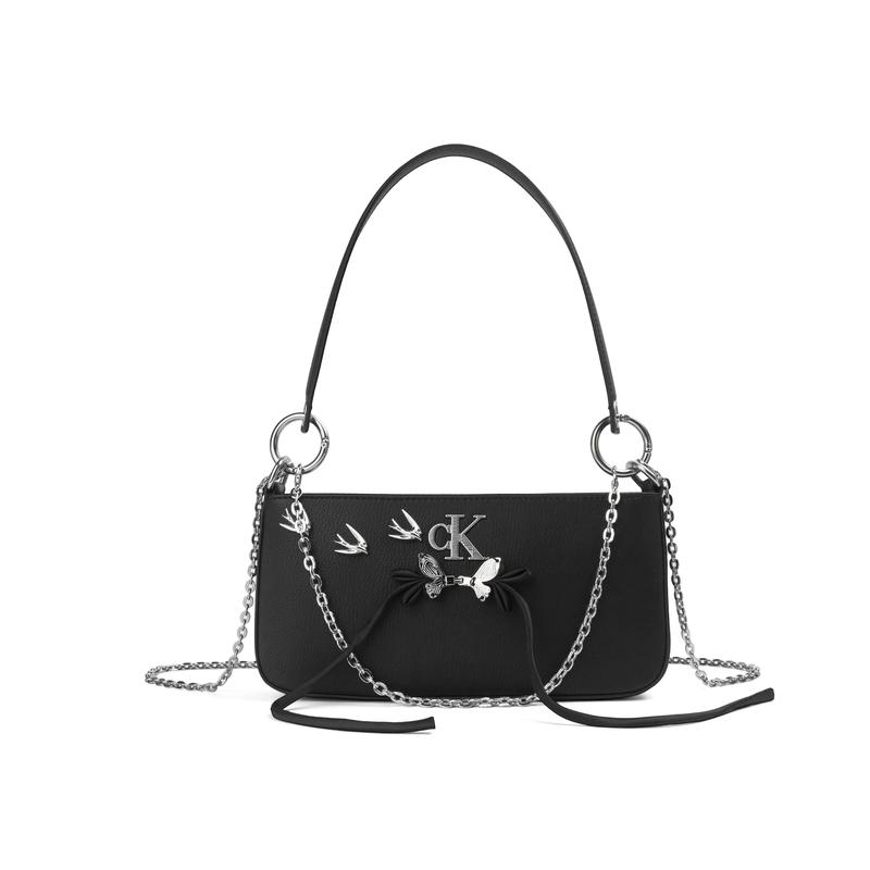 Calvin Klein shoulder bag [Customized bag] Dead wood flowers Iduo woven flower decoration commuting simple fashion swallow butterfly star track