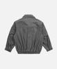INSTANTFUNK Layered Collar Rider Jacket - Gray