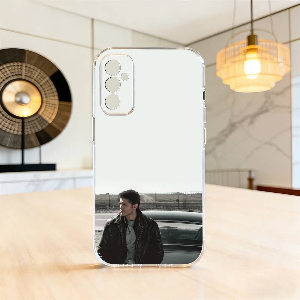 Чехол для телефона S-Supernaturals Дин Винчестер для Samsung A10, 12, 20, 21S, 30, 31, 40, 50, 51, 52, 70, 71 Прозрачный чехол