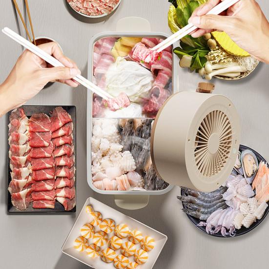 Портативная вытяжка с устойчивым основанием, мощное всасывание, регулируемый угол наклона, низкий уровень шума