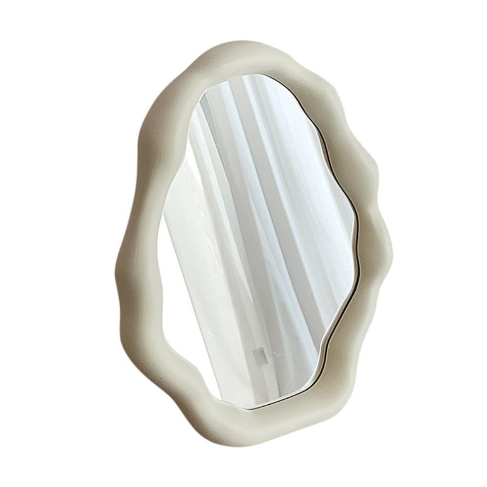 Cloud Shaped Makeup Mirror Irregular Hairdressing Wall Mirror Decorative Standing Dresser Mirror