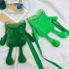 Личность Девушка Маленькая Сумка Мультяшная Милая Лягушка Повседневная Сумка-Мессенджер Нагрудная Унисекс Плечевая Сумка Через Плечо Женская Сумка Смешная Плюшевая Сумка
