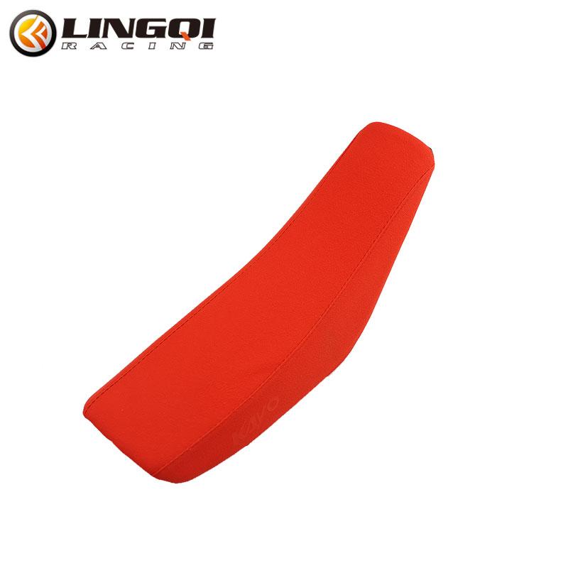 LINGQI RACING Красная Мягкая Подушка-Сиденье Антискользящая Для CRF50 CRF 50 2008 Питбайк Мотоцикл для бездорожья Аксессуары