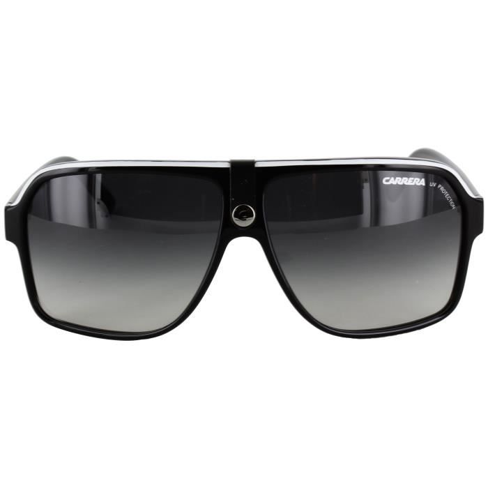 CARRERA Lunettes de soleil 33 8V69O - Pour homme - Catégorie : 3 - Monture : acétate Noire - Verres : gris dégradé