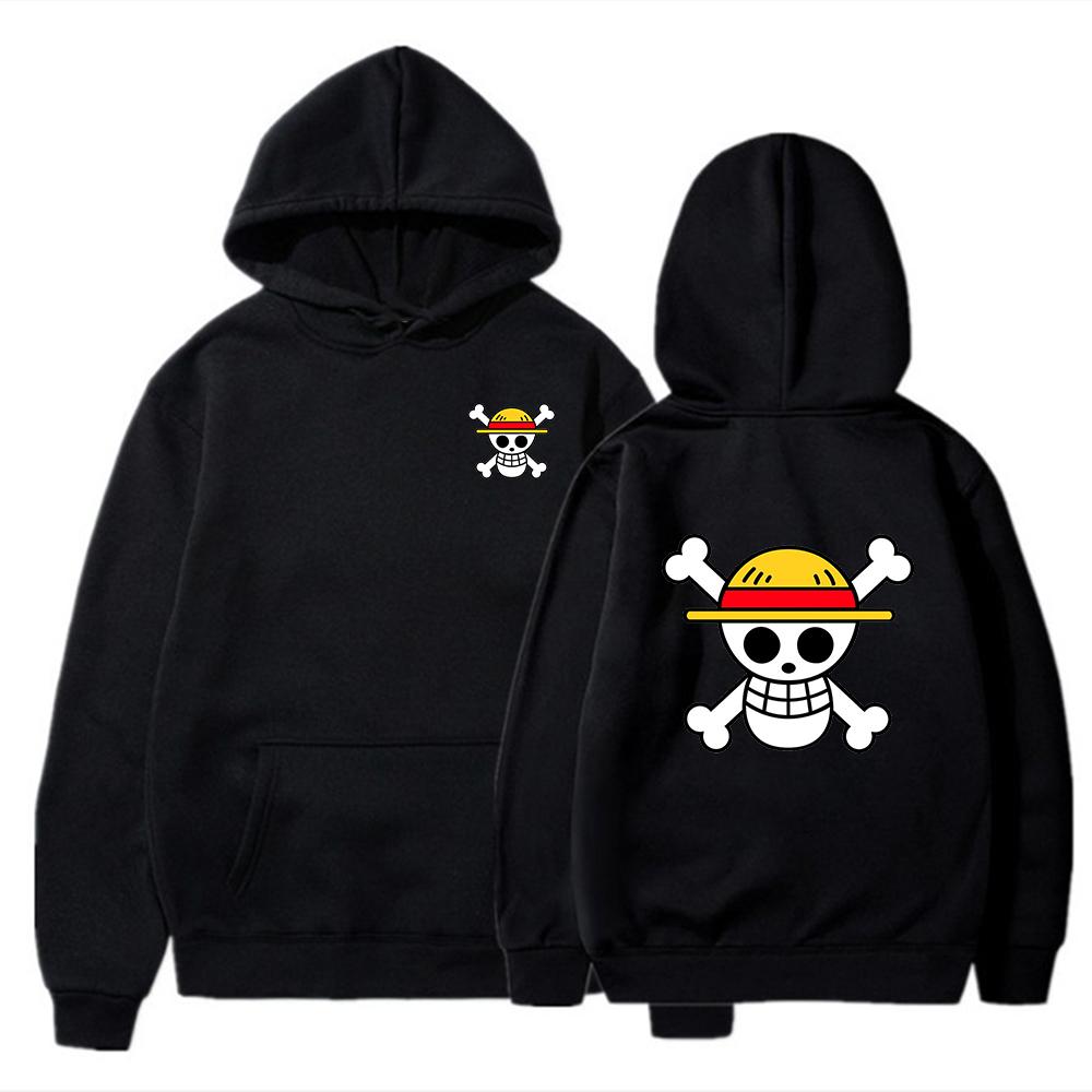 Anime One Piece Hoodies Men Women Autumn Fashion Casual Pullovers Harajuku Hip Hop Sweatshirts Unisex Cozy Tops