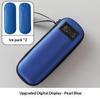 Portable Insulin Cooling Bag PU Thermal Insulated Thermometer Display Glaciated Case for Diabetic Outdoor Activities