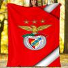 Sport Lisboa e Benfica printed throw blanket—soft,warm;versatile blanket for all seasons—perfect as &air-conditioning throw,nap blanket