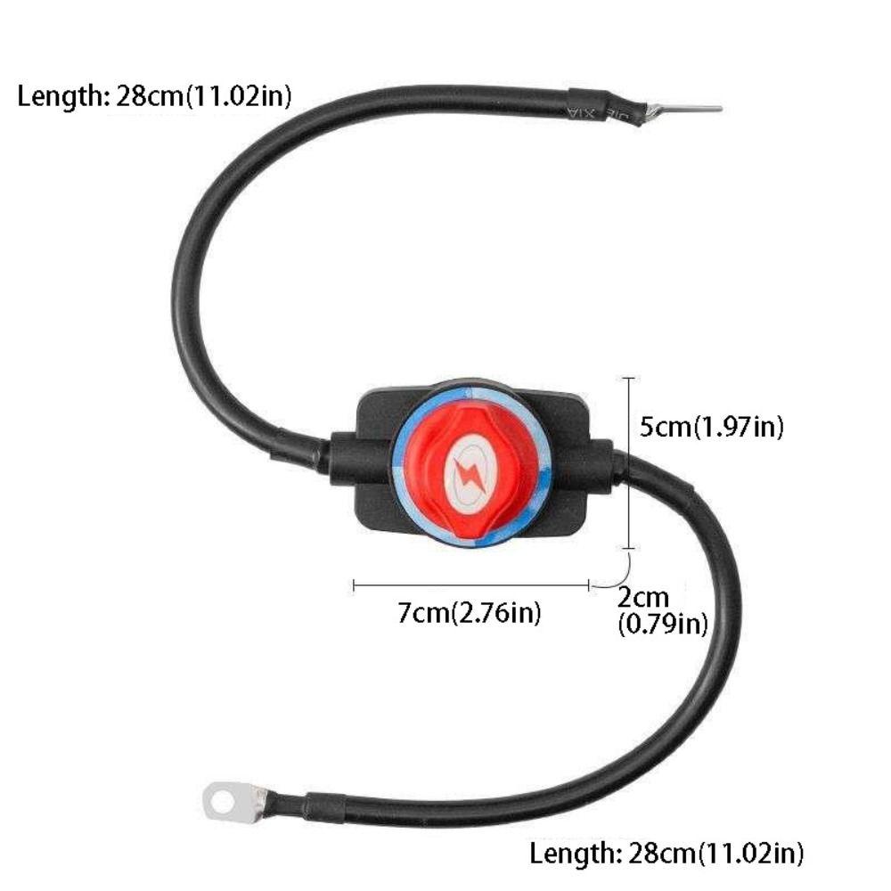 Anti-Leakage Car Battery Power Off Switch With Wire Power Supply Switch  Parking Air Conditioning