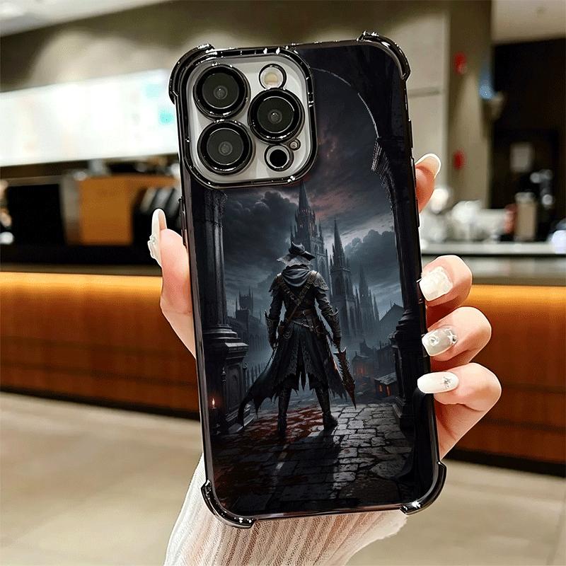 B-Bloodborne Игровой Чехол с Покрытием для Телефона Для Iphone 16 17 Pro Max Air 16E 14 15 Plus 12 13 Mini Противоударная Крышка с Подушкой Безопасности
