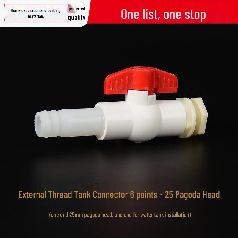 Пластиковый бак для хранения воды, кран и аксессуары для клапана