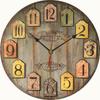 Creative Wooden Wall Clock 30 Cm MDF Wall Clock Mute Quartz Clock Living Room Wall Clock
