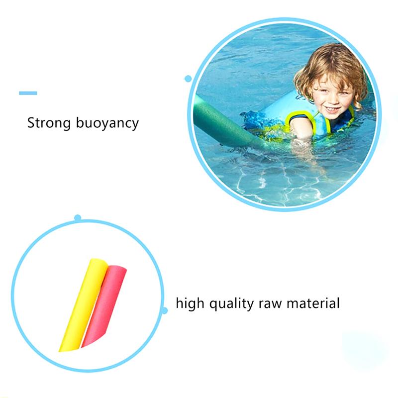 Hollow Child Adult Flexible Learn Swimming Pool Noodle Water Float Floating Aid