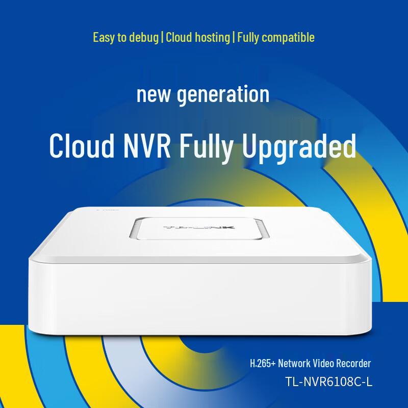 TP-LINK 8-Channel Single-Disk NVR CN plug (adapter included)