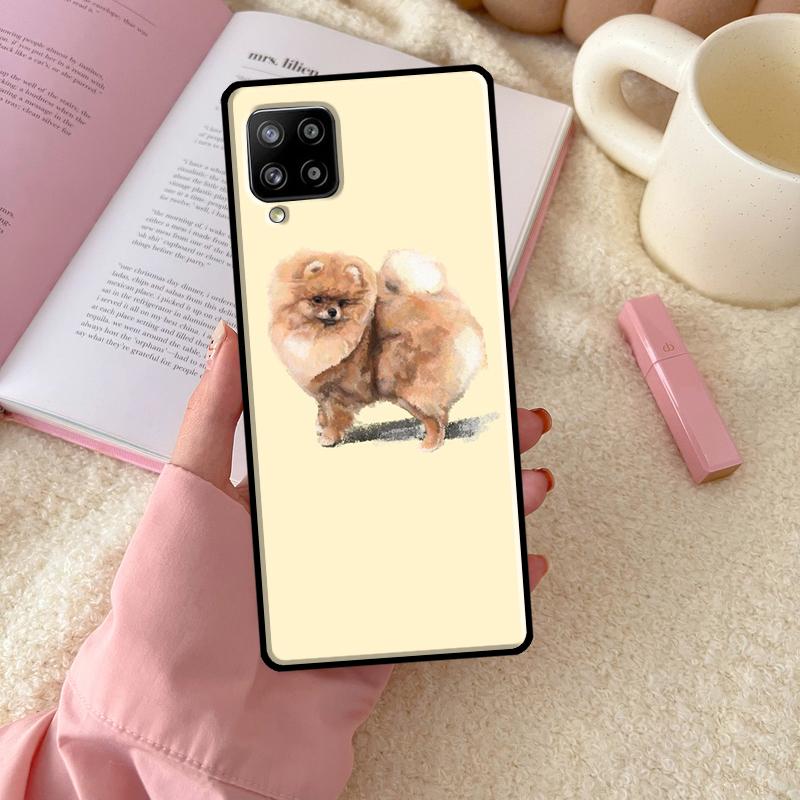Pomeranian Dog For Samsung Galaxy A54 A34 A14 A52 A32 A12 A13 A33 A53 A15 A16 A26 A36 A56 A06 A35 A55 Case