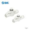 SMC AS Series Speed Control Valve with Quick Connector