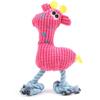Dog Toy Tugnori Deer Tugnori Squeak Teeth Grinding Doll, 1 Pc, Red