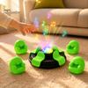 Музыкальный диван-игрушка для нескольких игроков, 1/2 комплекта, Настольная игра, с кнопкой и 4 диванами, Испытание скорости для малышей на реакцию, Интерактивная игра с хватанием, Музыкальный звук