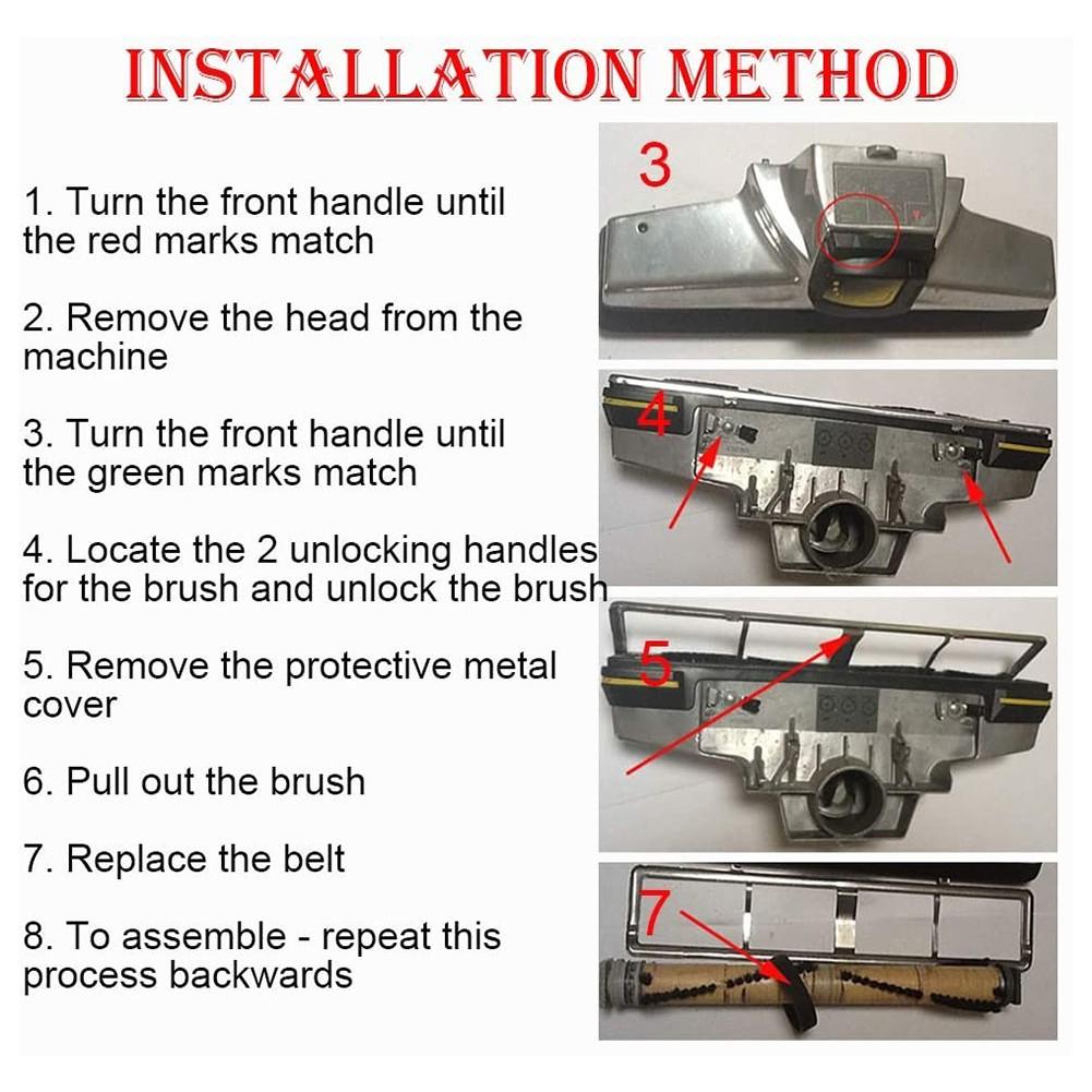 4 шт. для приводных ремней пылесоса Kirby G3 G4 G5 Diamond Sentria