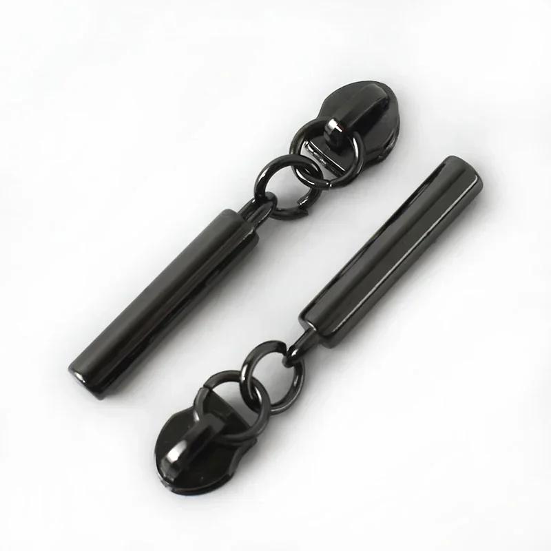 Meetee 5/10/20 шт. 5# Бегунок для молнии для нейлоновых молний Пластиковые спиральные молнии Головки бегунка Ремонтные наборы DIY Швейные аксессуары для одежды