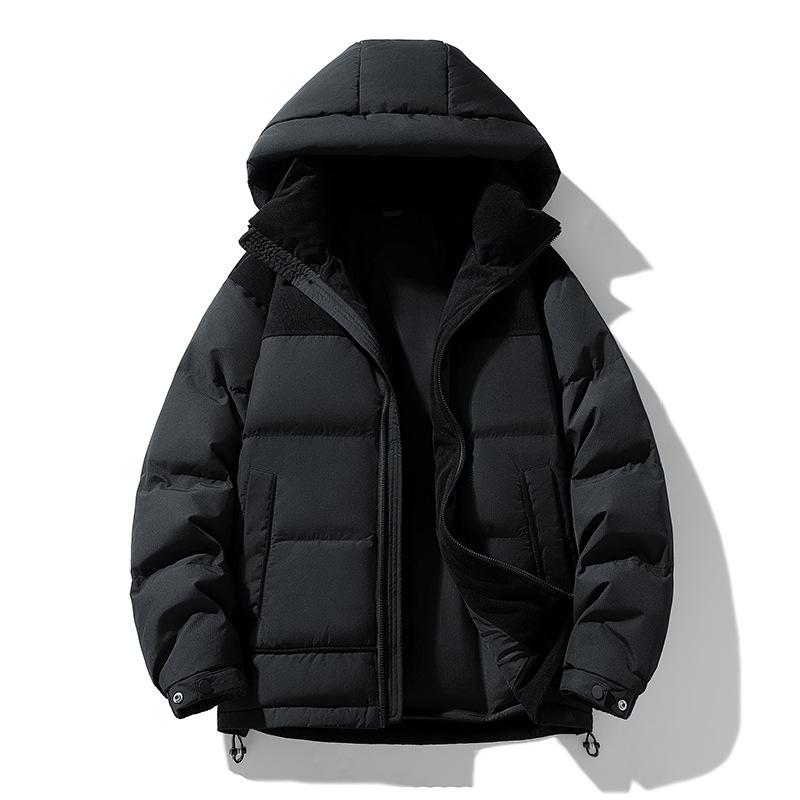 Зимняя новая пуховая куртка мужская пух белой утки молодежная повседневная с капюшоном утолщенная теплая пуховая мужская куртка