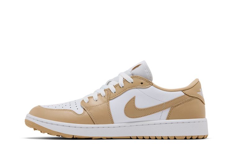Men's Sneakers Jordan 1 Low Golf White Linen White/White/Linen