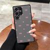 INS Корейский Милый Сердечко с Бантом Чехол Задняя Крышка Телефона для Samsung Galaxy S21 S24 Plus S26 S22 S20 FE Note 20 Ultra 10+ S23