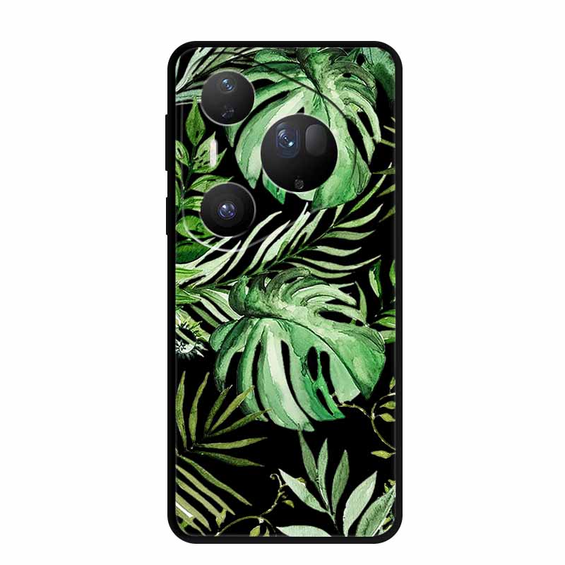 Для Huawei Pura 80 Ultra 5G Чехол Coque Мультяшный Кот Расписной Черный Силиконовый Мягкая Задняя Крышка Для Huawei Pura 80 Ultra Чехлы Оболочки