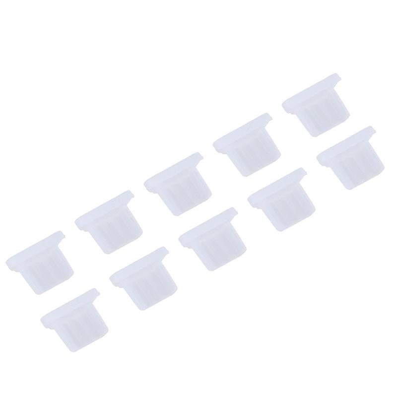10Pcs Universal Micro-Usb Dust Plug Charger Port Cover Cap Female Jack Interface