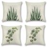 - Зеленый Лист Растения Отделка Наволочки, Наволочка Домашний Декор, Подходит для Дивана, Автомобиля, Спальни х хДюймов
