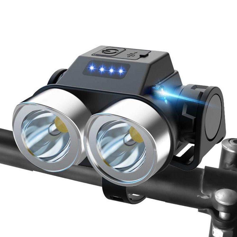 Rainproof Design Bicycle Front Rear Light IPX6 Waterproof Cycling Headlight Road Bike