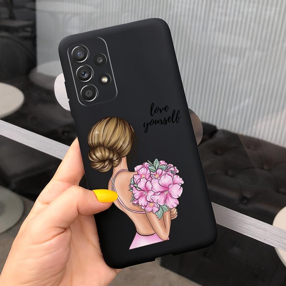 Чехол для Samsung Galaxy A23 SM-A235F Красивые Девушки Цветы Мягкий Силиконовый Чехол Для Samsung A23 A 23 Задняя Крышка GalaxyA23 Fundas