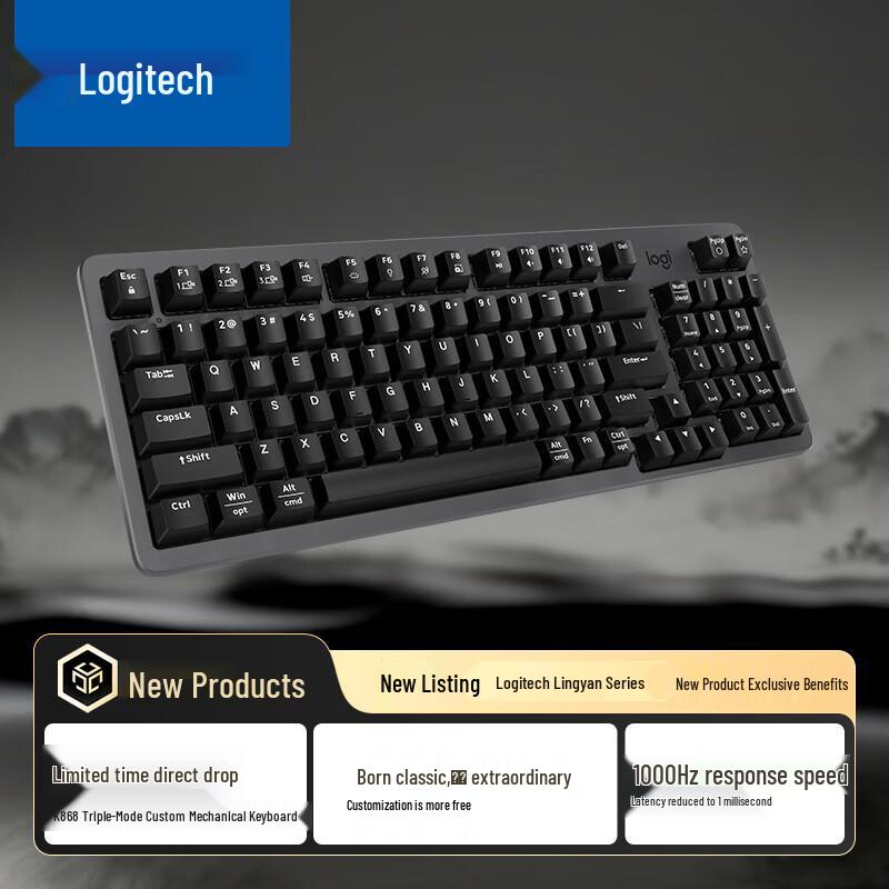 Logitech Беспроводная механическая клавиатура K868