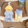 Winter Pet Dog Hooded Pajamas Warm Fleece Jumpsuit Cats Dogs With Traction Hole