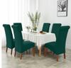 Cover For Sloping Chair Xxl, Dark Green Velvet