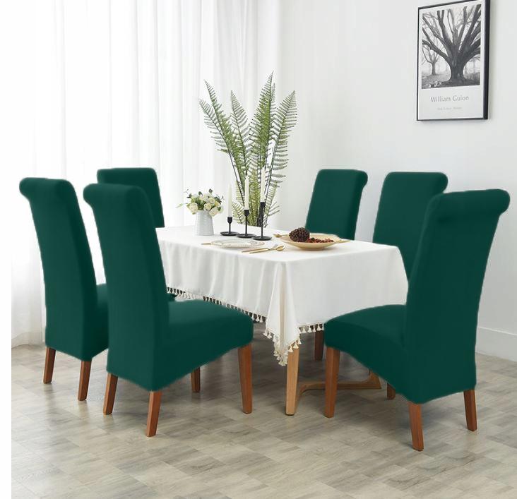 Cover For Sloping Chair Xxl, Dark Green Velvet