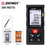 SNDWAY laser distance meter 40M 60M 80M 100M rangefinder trena laser tape range finder build measure device ruler test tool
