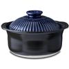 Ginpo Touki Banko Ware Ginpo Chrysanthemum Rice Double Rice Earthenware Direct Heat Lapis Lazuli Made In 46181 [2025, Authentic] Cooker, 5-Cup