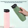 Silicone Sports Water Bottle Large Capacity Folding Water Cup Foldable Water Bottle  Camping